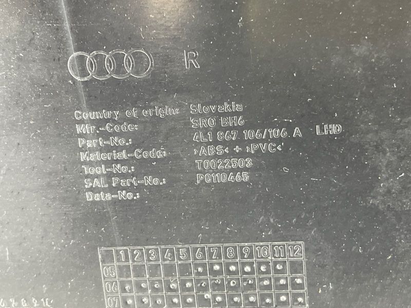 Обшивка дверей Audi Q7