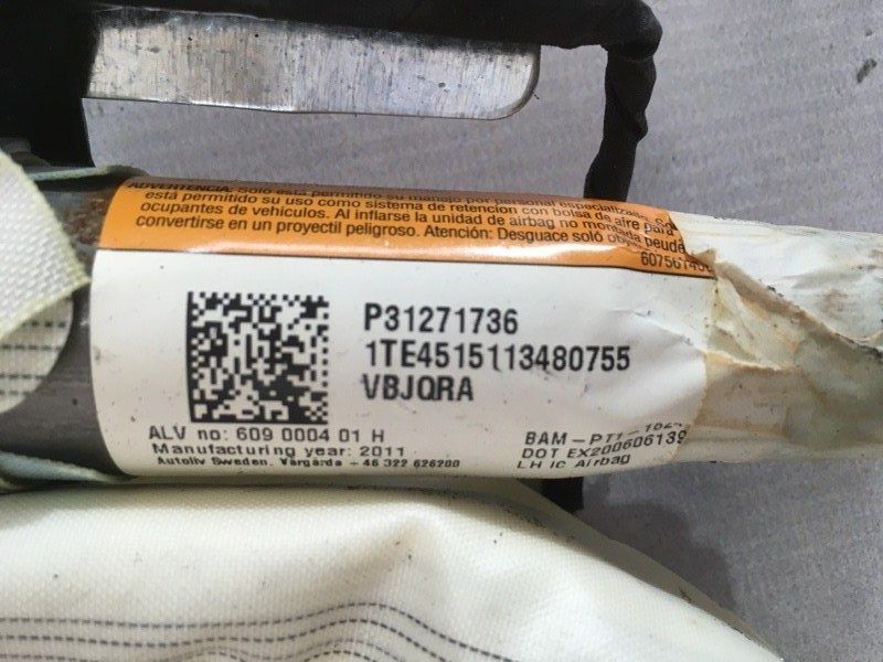 Шторка безопасности боковая / Airbag 31271736 Volvo XC60