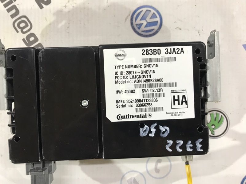 Блок керування телематики 283B03JA2A Infiniti Q50