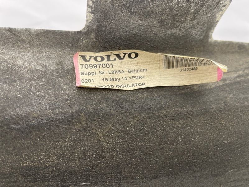 Шумоізоляція капота 31402485 Volvo XC60