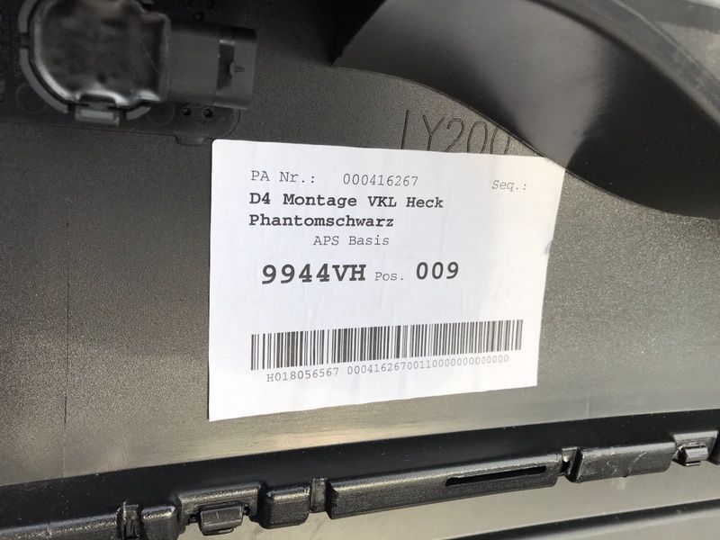 Бампер 4H0807067EGRU Audi A8