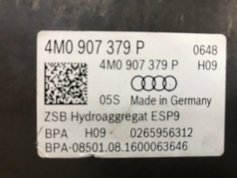 Блок ABS 4M0907379PREP Audi Q7