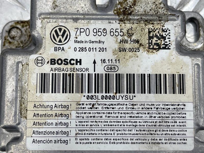 Блок керування подушками безпеки / SRS Volkswagen Touareg