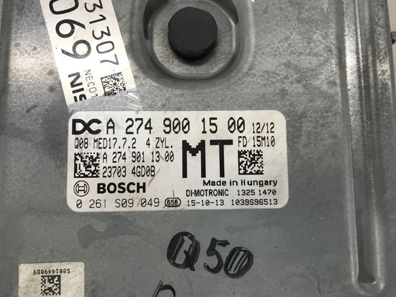 Блок управления двигателем A2749001500 Infiniti Q50