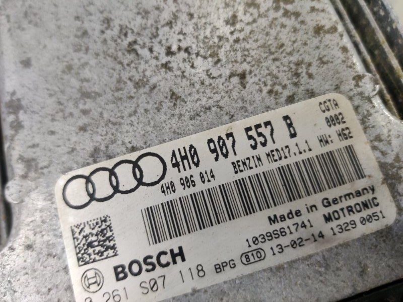 Блок управления двигателем 4h0907557b Audi S8