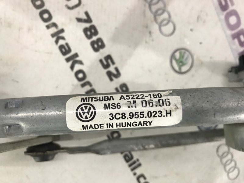 Мотор і трапеція склоочисників 3c8955023 Volkswagen CC
