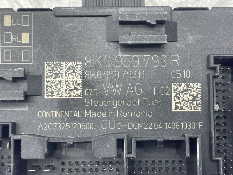 Блок керування дверей передній лівий 8K0959793R Audi Q5 Audi A4 Allroad, Audi Q5, Audi SQ5