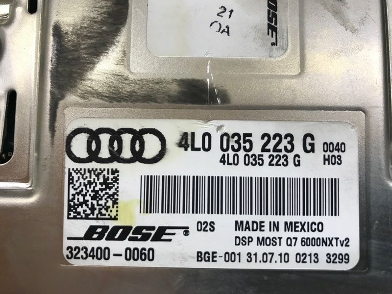 Усилитель звука BOSE 4L0035223G Audi Q7 Audi Q7
