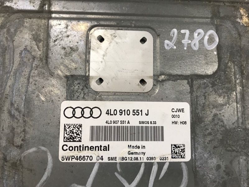Блок керування двигуном 4L0910551J Audi Q7