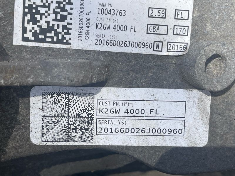 Редуктор заднього мосту K2GW4000FL Ford Edge Ford Edge, Lincoln Nautilus