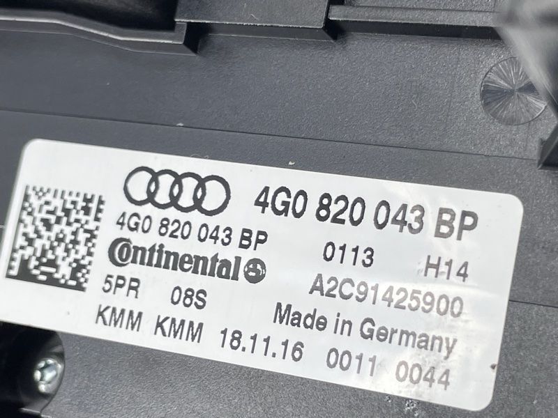 Панель управления климат-контролем 4G0820043BP Audi A6
