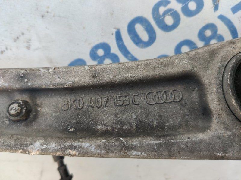 Важіль передньої підвіски несучий нижній лівий 8K0407155C Audi A6 Audi A4, Audi A4 Allroad, Audi A5, Audi A6, Audi A7, Audi Q5, Audi RS5, Audi RS7, Audi S4, Audi S5