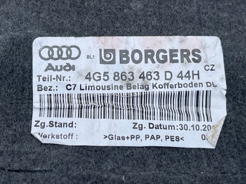 Килимок багажника Audi A6