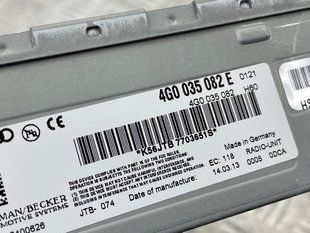 Блок радіо 4G0035082E Audi Q7 Audi A4, Audi A4 Allroad, Audi A5, Audi A6, Audi A7, Audi Q5, Audi Q7, Audi RS5, Audi S4, Audi S5, Audi S6