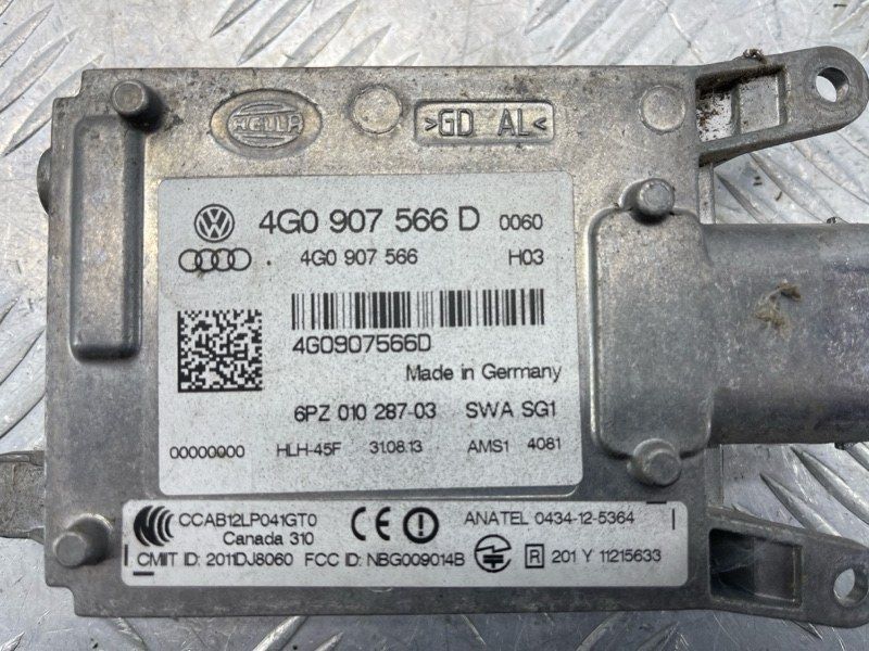 Блок керування асистентом зміни смуги руху правий 4G0907566D Audi A6 Audi A6, Audi S6