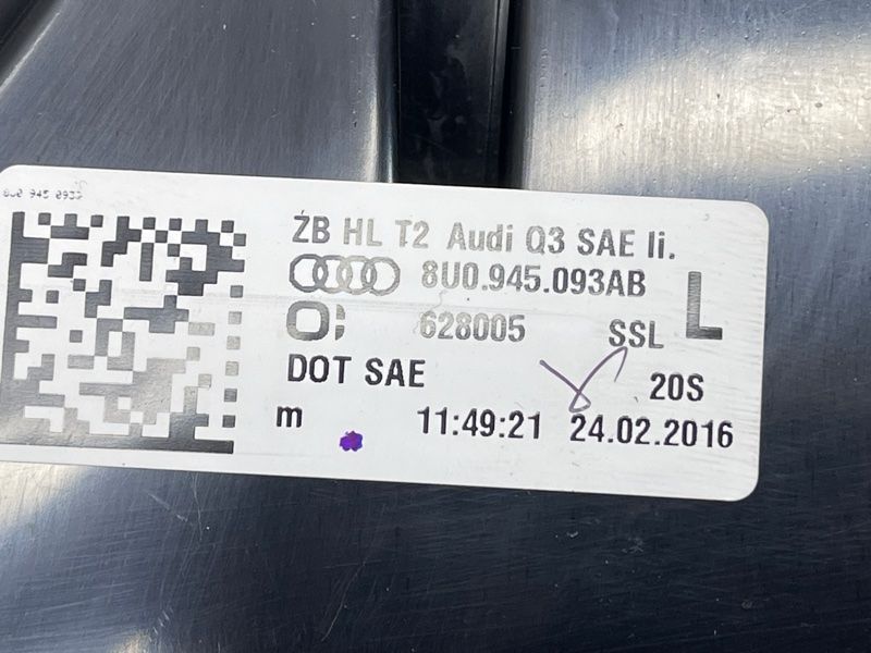 Стоп / Фонарь 8U0945093AB Audi Q3