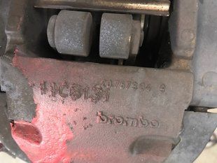 Суппорт тормозной 7L6615424L Audi Q7