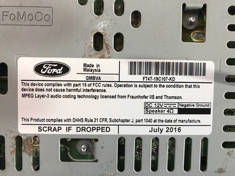 Магнитола Ford Edge
