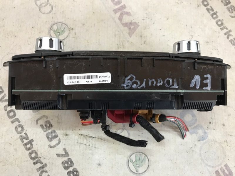 Панель управления климат-контролем 7P6907040BC Volkswagen Touareg