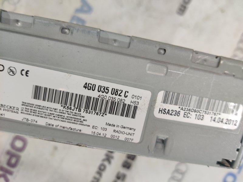 Блок радіо 4G0035082C Audi A6