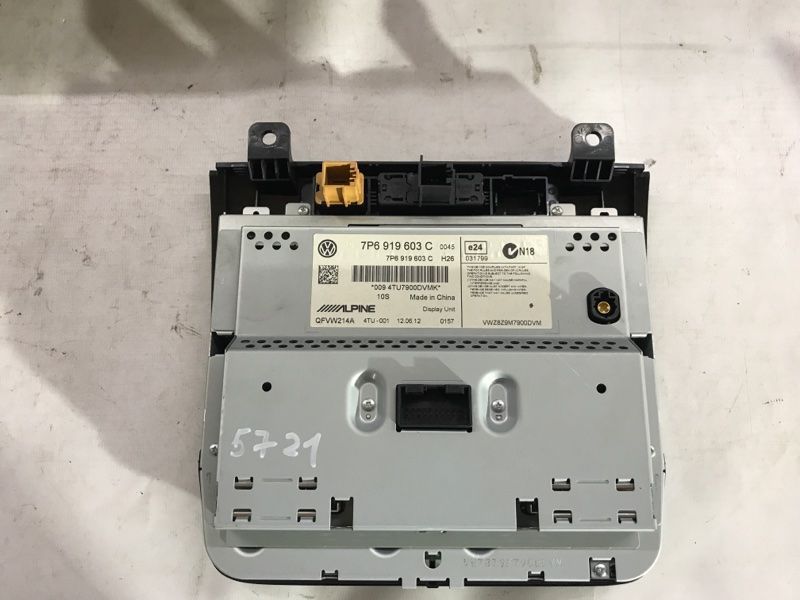 Дисплей і панель керування 7P6919603C Volkswagen Touareg