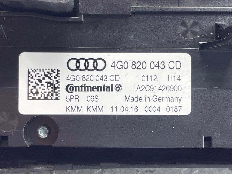 Панель керування клімат-контролем 4G0820043CD5PR Audi A6