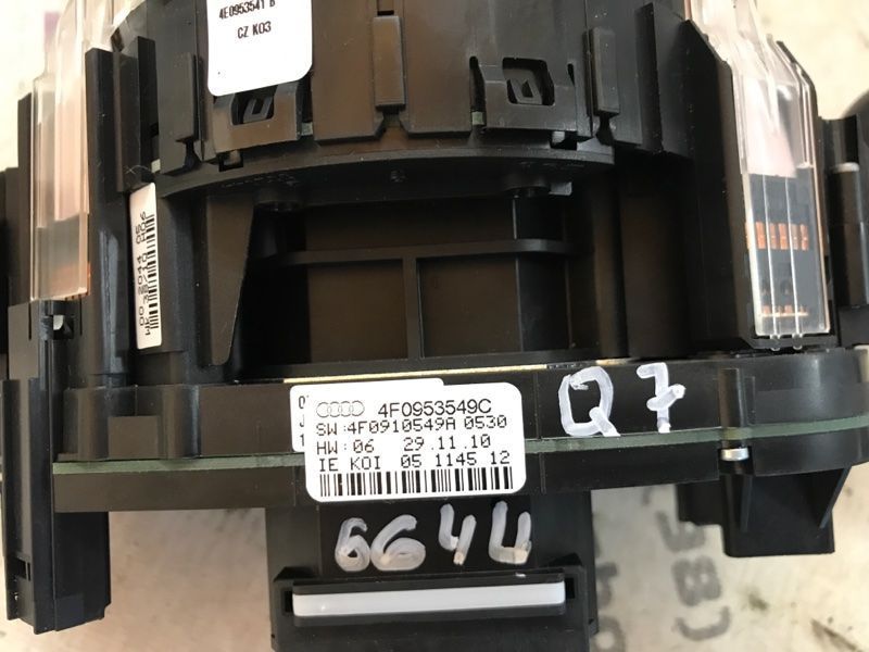 Электронный модуль блока подрулевых переключателей 4F0953549C Audi Q7 Audi A6, Audi Q7, Audi S6