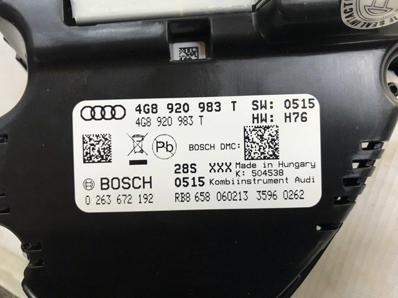 Комбінація приладів 4G8920983T Audi S7