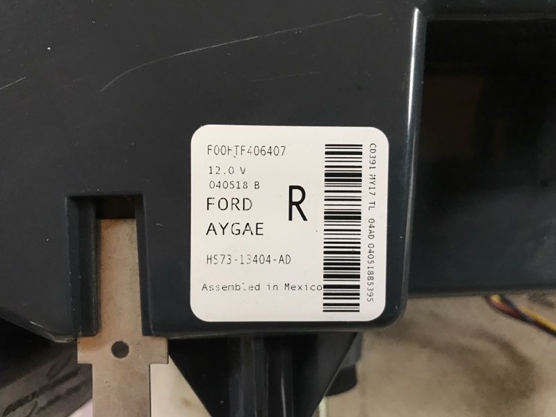 Стоп / Фонарь внешний HS7Z13404D Ford Fusion