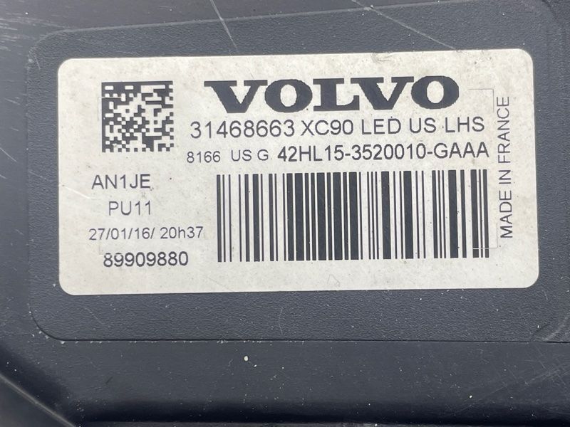 Фара FULL LED 31468663 Volvo XC90