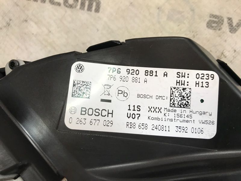Комбінація приладів 7P6920881A Volkswagen Touareg