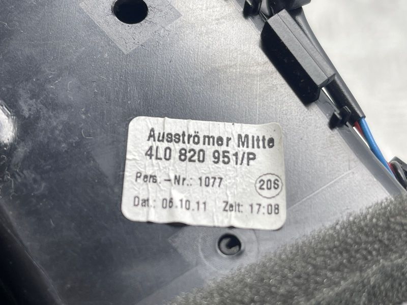 Дефлектор воздуховода центральный 4L0820951P3Q7 Audi Q7