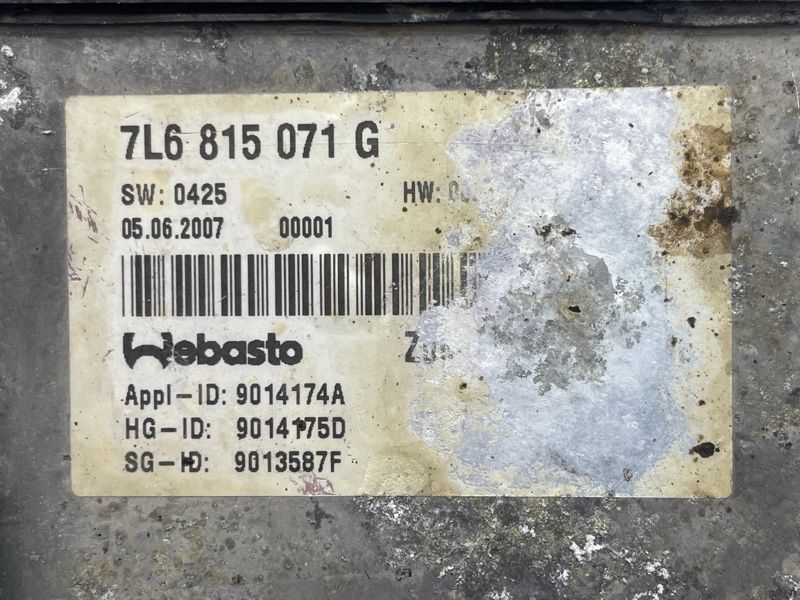 Нагрівач webasto 7L6815071G Volkswagen Touareg