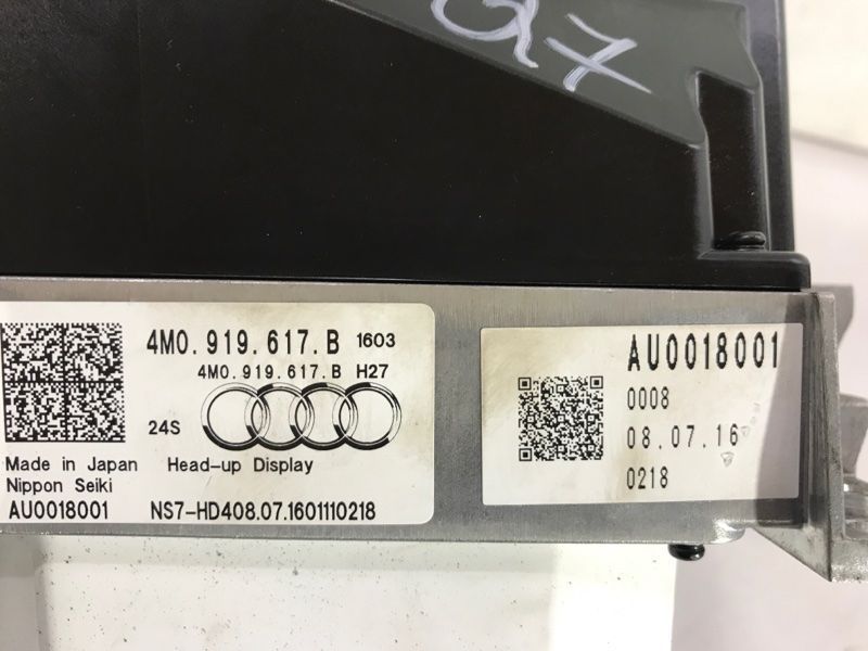 Проекція на лобове скло 4M0919617B Audi Q7