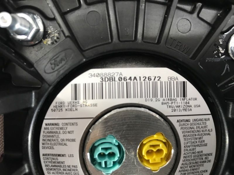 Подушка в руль / Airbag CJ54A042B85 Ford Escape
