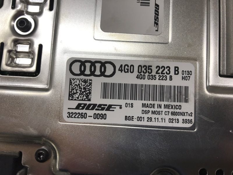 Підсилювач звуку BOSE 4G0035223B Audi A7