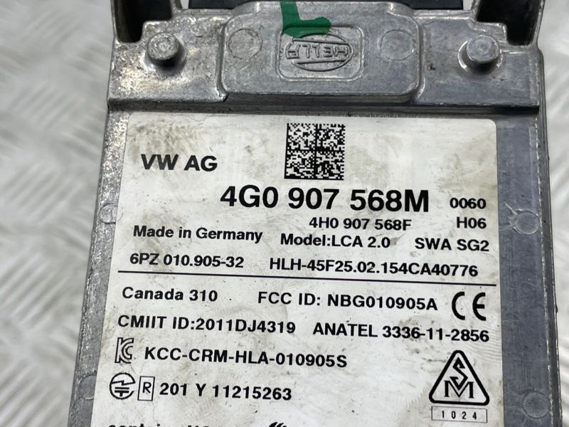 Датчик слепой зоны / Блок управления ассистента смены полосы движения 4G0907568M Audi A7
