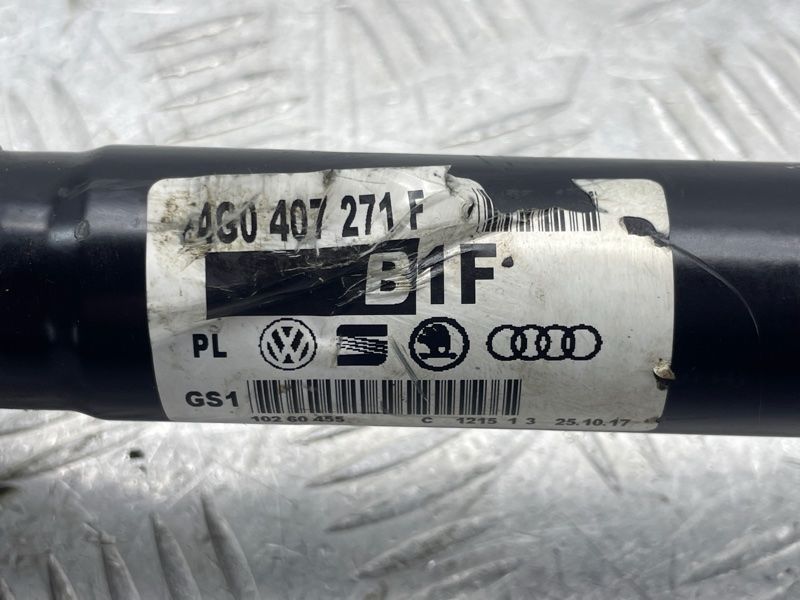 Приводной вал передний 4G0407271F Audi A6 Audi A6, Audi A7, Audi A8, Audi Q5, Audi RS7, Audi S6, Audi S7, Audi S8, Audi SQ5