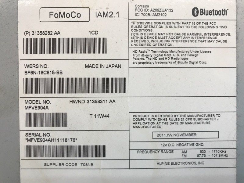 Блок MMI мультимедіа навігація BF6N18C815AA Volvo XC60