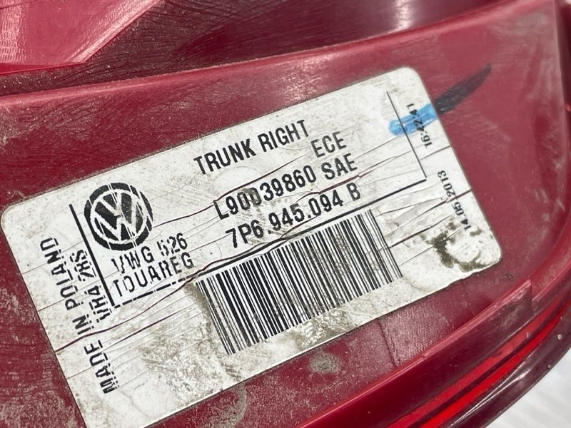 Стоп / ліхтар внутрішній 7p6945094b Volkswagen Touareg