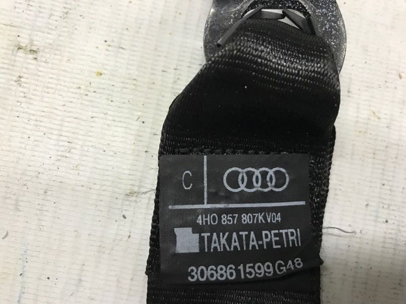 Ремень безопасности сиденья 2-го ряда 4H0857807KV04 Audi A8