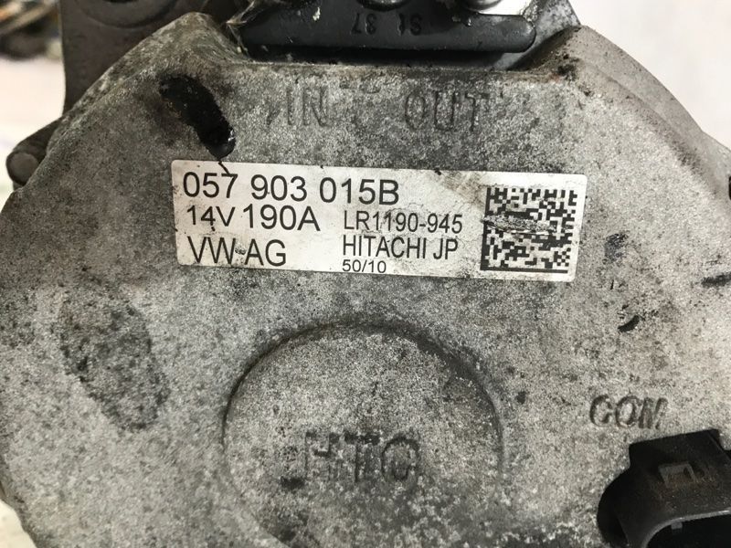 Генератор 057903015B Audi Q7