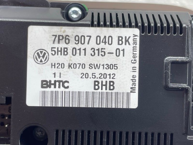 Панель управления климатом 7P6907040BK Volkswagen Touareg Volkswagen Touareg