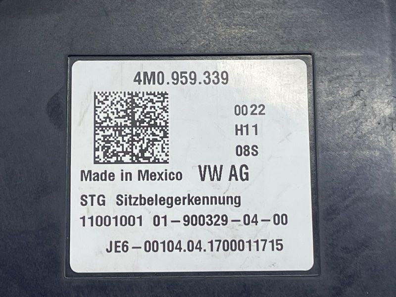 Блок керування розпізнавання зайнятості сидіння 4M0959339 Audi Q5