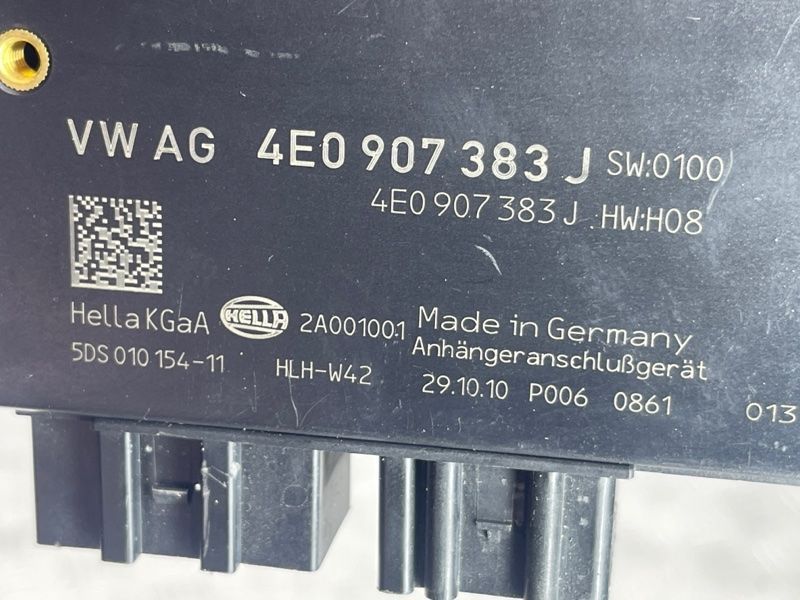 Блок управления распознавания прицепа 4E0907383J Audi Q7