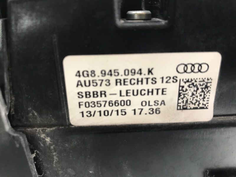 Стоп / ліхтар внутрішній 4G8945094K Audi A7