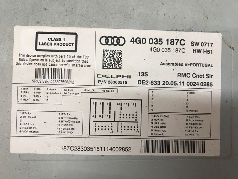 Блок MMI мультимедіа навігація 4G0035187C Audi A6
