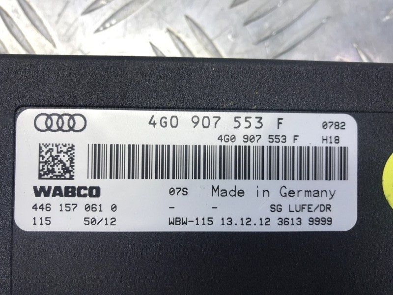 Блок керування пневмопідвіскою 4G0907553F Audi A6 Audi A6, Audi A7, Audi A8, Audi RS7, Audi S6, Audi S7, Audi S8