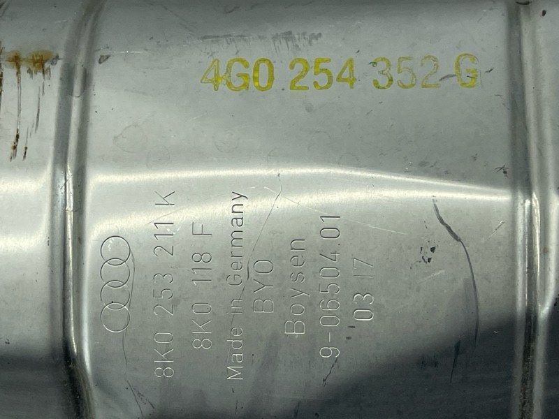 Труба з глушником передня ліва 4G0254352G Audi A6 Audi A6, Audi A7