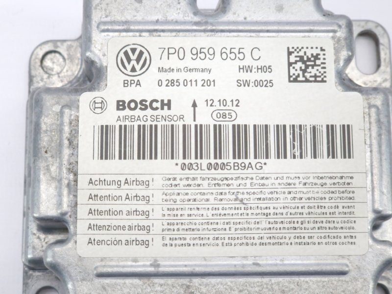 Блок управления подушками безопасности / SRS 7P0959655C Volkswagen Touareg